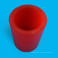 Barra redonda de poliuretano vermelho para mangas